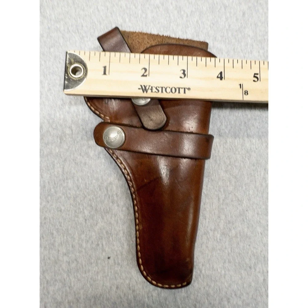 Vtg Hunter 1100G-17‎ Brown Leather Holster Hunting Shooting Sports Tactical